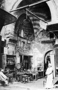 Ein Basar in Kairo, Ägypten, ca. 1920er Jahre von Unbekannt