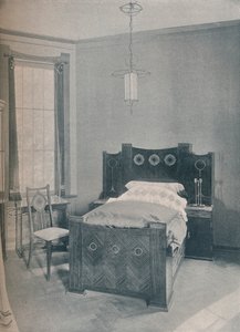 Ein Kinderbett entworfen von Peter Behrens, ausgeführt von TD Heymann