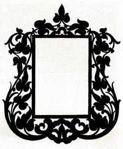 Ein Entwurf für einen Bilderrahmen mit dem Titel Ästhetisch, 1898