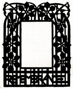 Ein Entwurf für einen Bilderrahmen mit dem Titel Margery Daw, 1898 von Unbekannt