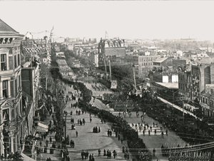 Ein Festtag in der amerikanischen Hauptstadt, Washington DC, USA, 1895