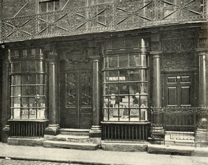 Ein feines Geschäft in Artillery Row, Houndsditch, London, aus der zweiten Hälfte des 18. Jahrhunderts von Unbekannt
