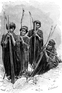 Eine Gruppe von Antis Ashaninkas, Peru, 1895