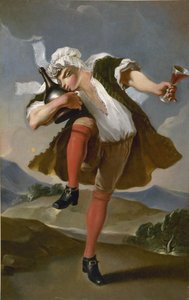 A la bonne bouteille. Schild eines Weinhändlers, zwischen 1780 und 1800 von Unbekannt