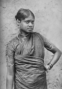 Eine Nautch-Tänzerin, Madras Präsidentschaft, 1902 von Unbekannt