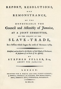 Eine Ermahnung zum Thema Sklavenhandel, 1789 1965 von Unbekannt