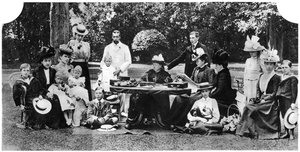 Eine königliche Familienfeier im Osborne House, Isle of Wight, ca. 1890-1900, 1935