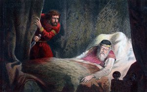 Eine Szene aus Macbeth von Unbekannt