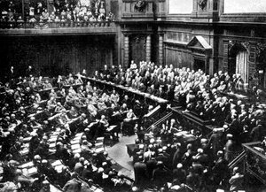 Eine typische Sitzung des Reichstags, Parlament der Deutschen Republik, 1926