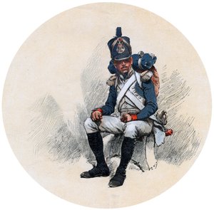 Ein Voltigeur, 19. Jahrhundert