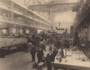Eine Werkstatt der Putilov-Fabrik von Unbekannt