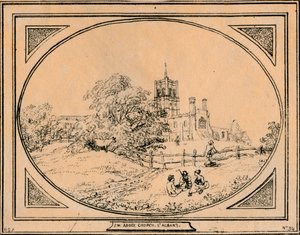 Abteikirche, St. Albans, 1782