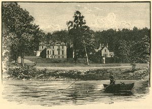Abbotsford, vom Fluss aus, 1898 von Unbekannt