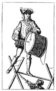 Akrobatikübung, 1885 von Unbekannt