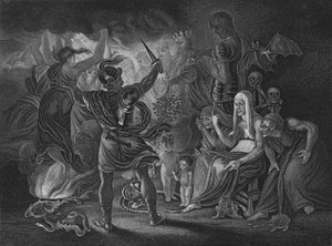 Akt IV Szene i aus Macbeth, 19. Jahrhundert
