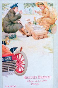 Werbung für Biscuits Brateau