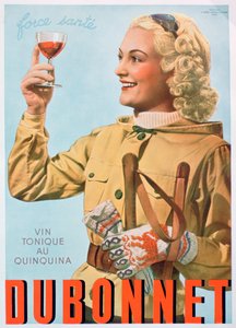 Werbung für Dubonnet Tonic Wein