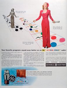 Werbung für General Electric FM-Radios, 1944