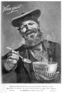 Werbung für Provost-Hafer, 1901 von Unbekannt