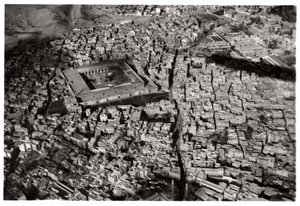 Luftaufnahme von Alt-Kairo, Ägypten, aus einem Zeppelin, 1931-1933