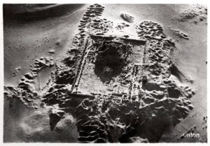Luftaufnahme von archäologischen Ausgrabungen in der Nähe von Saqqara, Ägypten, 1931
