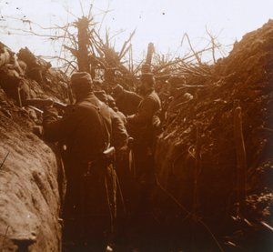 Nach der Schlacht an der Marne, Nordfrankreich, um 1914-1918