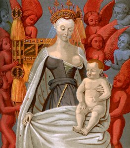 Agnès Sorel 1421-1450, Mätresse von König Karl VII. von Frankreich, ca. 1450
