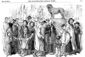 Landarbeiter und ihre Familien auf der Großen Ausstellung von 1851 von Unbekannt