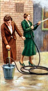 Luftschutzmaßnahmen, Zigarettenkarte, britisch, 1938