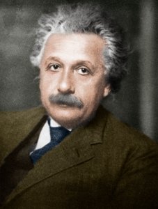 Albert Einstein, deutsch-schweizerisch-amerikanischer Mathematiker und Physiker von Unbekannt