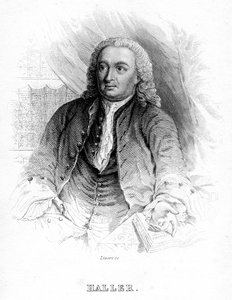 Albrecht von Haller, Schweizer Arzt und Wissenschaftler des 18. Jahrhunderts, ca. 1840 von Unbekannt