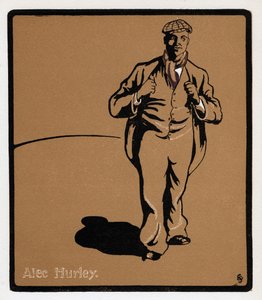 Alec Hurley 1871-1913, Music-Hall-Star, späte 19. Jahrhundert
