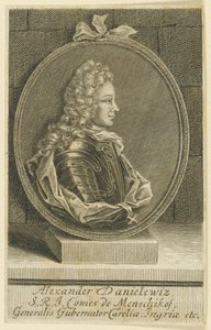 Alexander Danilovich Menshikov, Generalissimus, Prinz des Heiligen Römischen Reiches von Unbekannt