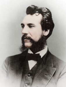 Alexander Graham Bell, schottisch-amerikanischer Erfinder, 19. Jahrhundert von Unbekannt