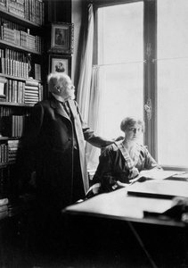 Alexander Onegin, russischer Autor und Historiker, und Ballerina Tamara Karsavina, frühes 20. Jahrhundert