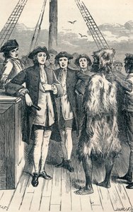 Alexander Selkirk an Bord gebracht, 1904 von Unbekannt