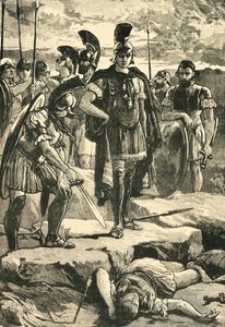Alexander und der Körper des Darius, 1890 von Unbekannt