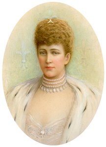 Alexandra, Königin-Gemahlin von König Edward VII. des Vereinigten Königreichs, 1905