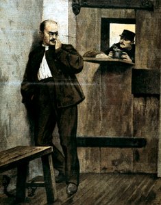 Alfred Dreyfus im Gefängnis