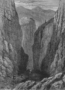 Ali Musjid und der Khyber-Pass, ca. 1880