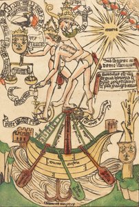 Allegorie des Treffens von Papst Paul II. und Kaiser Friedrich III., ca. 1470 von Unbekannt