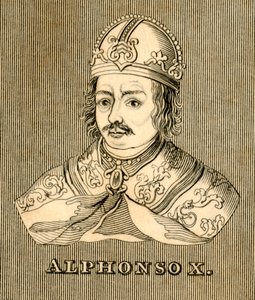 Alphonso X, 1221-1284, 1830