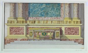 Altar Mensa für die Borghese-Kapelle, Santa Maria Maggiore, Rom