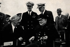 Amerikanischer Präsident und britischer Premierminister, 14. August 1941, 1945