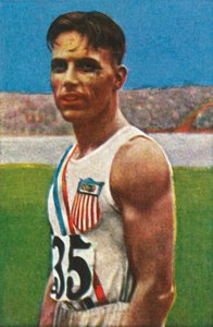 Amerikanischer Diskuswerfer Bud Houser, 1928