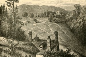 Amesbury, Blick auf das Lager von Vespasian, 1898