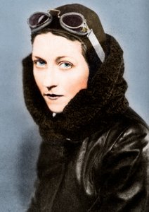 Amy Johnson, Pilotin, ca. 1930er Jahre