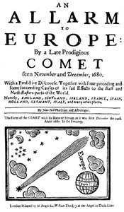 Ein Alarm für Europa durch einen späten gewaltigen Kometen, 1680 von Unbekannt
