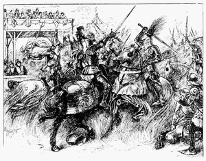 Ein englisches Turnier, 1909 von Unbekannt