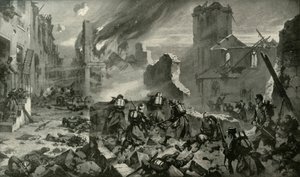 Ein Vorfall in den Schlachten an der Maas, 1919 von Unbekannt